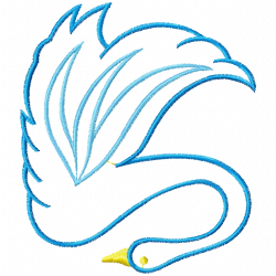 Pelican Swan Embroidery Design 11 Pelican Swan Embroidery Design 11